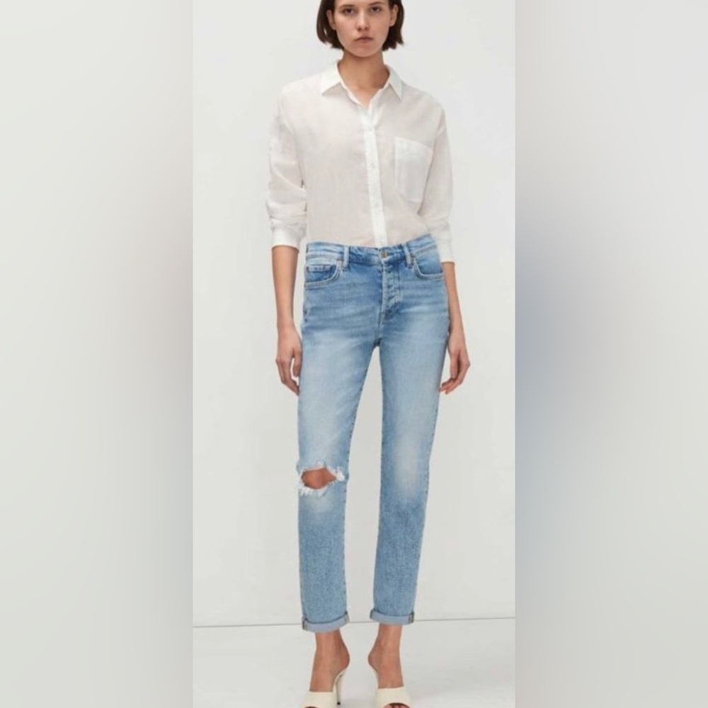 7 for all Mankind LUXE VINTAGE JOSEFINA | size | 27 |Button Fly | High R…